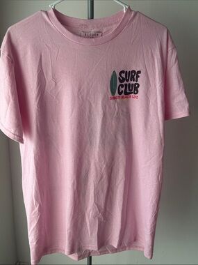 Surf Club Pink Short Sleeve Tee